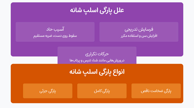 پارگی اسلپ شانه