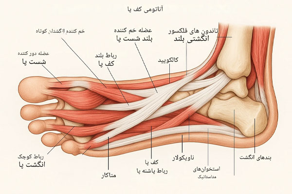 اناتومی پا